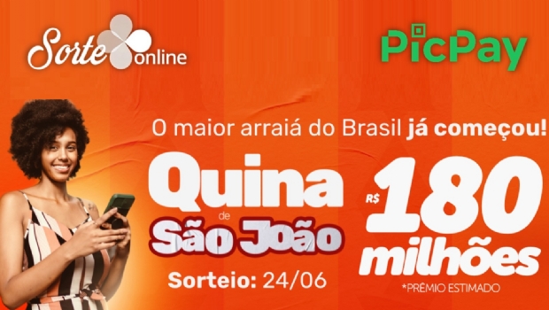 Sorte Online will offer 30% discount on bets paid via PicPay at Quina de São João