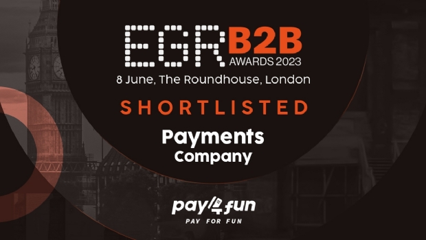 Pay4Fun is a finalist at the EGR Awards 2023