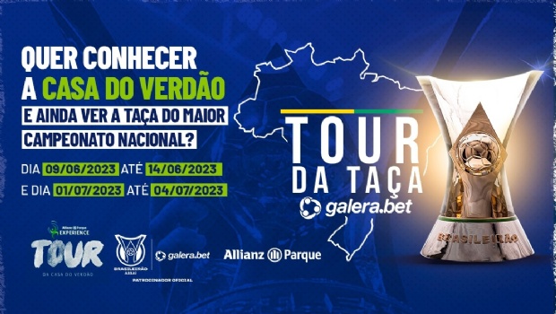 Galera.bet promove tour da taça do Brasileirão no Allianz Parque
