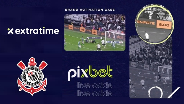 With technology from Extratime, Pixbet's real-time odds innovate on Neo Química Arena's boards