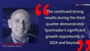 Sportradar relata crescimento de 27% na receita para € 255 milhões após recorde do 3T