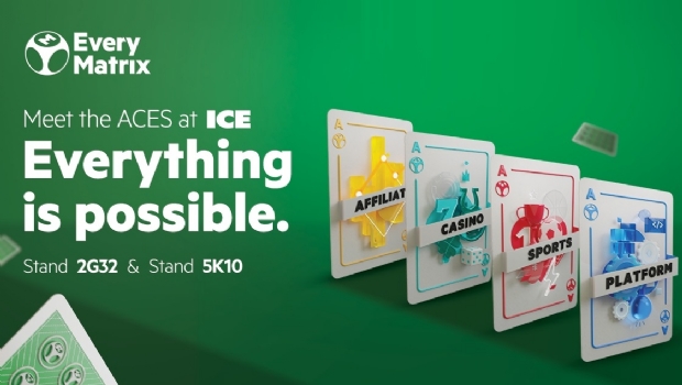 EveryMatrix apresenta a experiência ‘Everything is possible’ em três estandes na ICE 2025