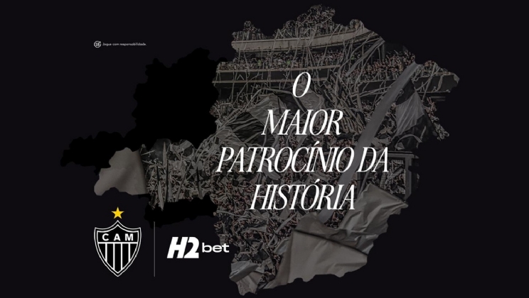 Com saída da Betano, H2Bet assume patrocínio máster do Atlético-MG por R$ 60 milhões anuais