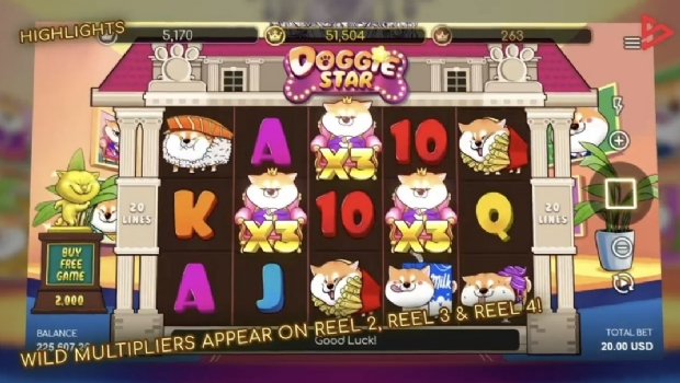 SimplePlay has launched new slot game ‘Doggie Star’