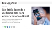 Folha: Rio dribla Fazenda e credencia sites de apostas para operar em todo o Brasil
