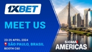 1xBet participará do BiS SiGMA Americas 2024