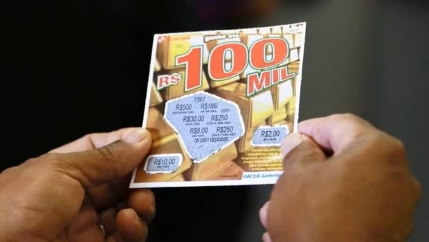 Caixa traz de volta a loteria instantânea com prêmio de até R$ 2 milhões