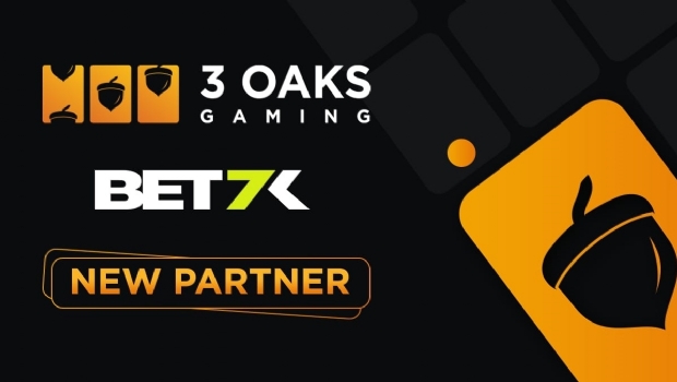 3 Oaks Gaming amplia alcance brasileiro em parceria com Bet7k