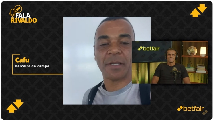 Betfair surpreende Rivaldo com a participação de Cafu e Giovanni no último episódio de seu programa