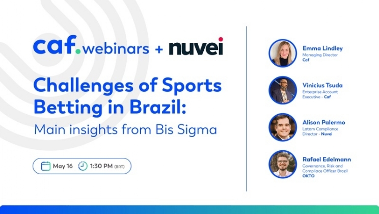 Caf, OKTO e Nuvei discutirão os desafios das apostas esportivas no Brasil com insights do BiS SiGMA