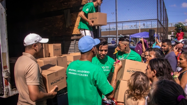 Brazino777 helps the most needy communities in Santo André at Easter