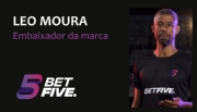 Léo Moura é o novo embaixador da casa de apostas esportivas e jogos online Betfive