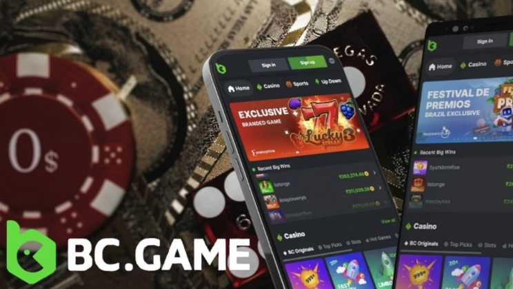 Uma variedade de mercados e cotações favoráveis no site de apostas BC Game Brasil