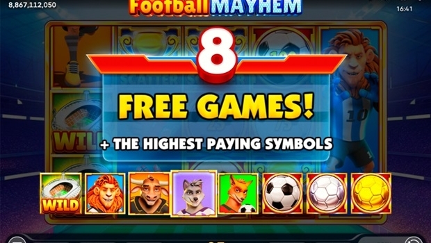 Endorphina lança o popular jogo de slot Football Mayhem