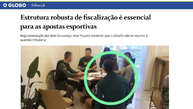 O Globo: A robust monitoring structure is essential for sports betting