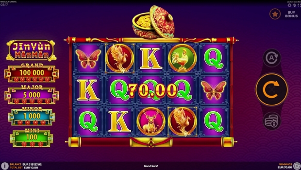Mancala Gaming brings golden opportunities with its new title Jin Yùn Man Man