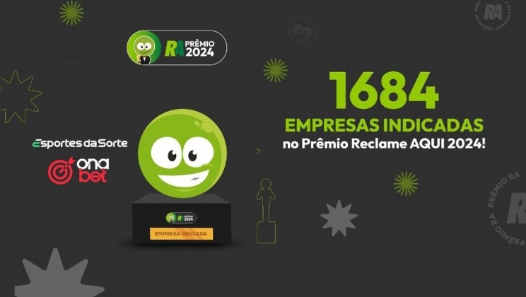 Esportes da Sorte e Onabet se mostram orgulhosas pela indicação para o prêmio Reclame Aqui