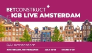 BetConstruct apresentará seu extenso portfólio no iGB L!ve Amsterdam