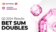 Jackpot Aggregator da SOFTSWISS dobrou a soma das apostas no segundo trimestre de 2024