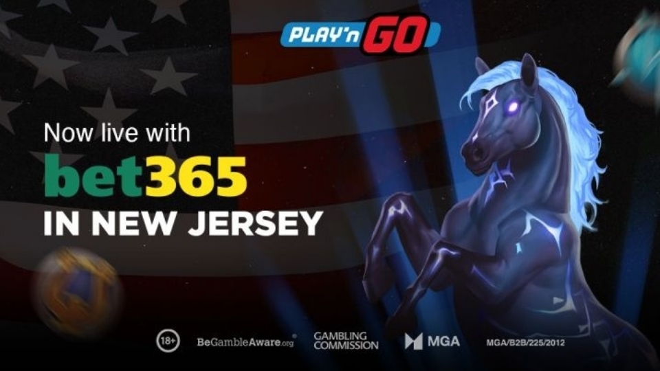 Play’n GO announces new operator partnership with bet365 in New Jersey