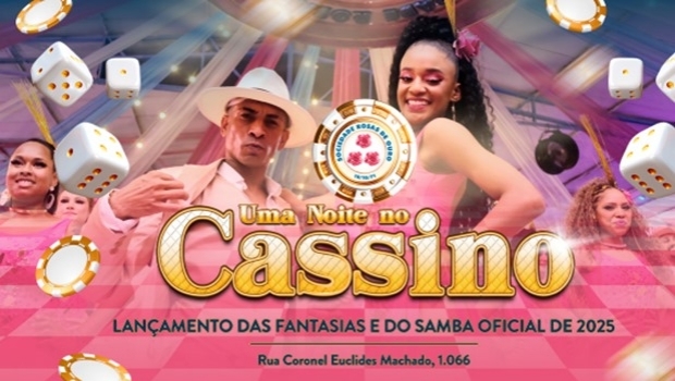 Escola de Samba Rosas de Ouro leva cassinos e jogos para a avenida no Carnaval 2025