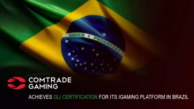 Comtrade Gaming obtém a certificação GLI para sua plataforma iGaming no Brasil