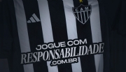 H2bet estampa campanha "Jogue com Responsabilidade" na camisa do Atlético
