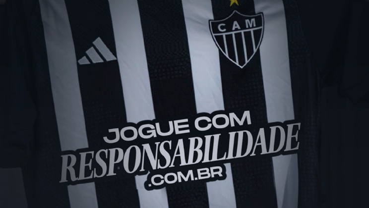 H2bet estampa campanha "Jogue com Responsabilidade" na camisa do Atlético