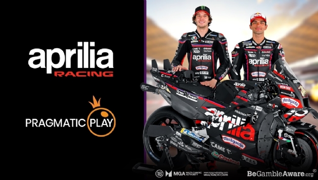 Pragmatic Play takes pole with sponsorship of MotoGP team Aprilia Racing