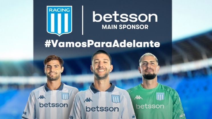 Betsson reforça parceria com Racing Club e vira patrocinador máster na frente da camisa