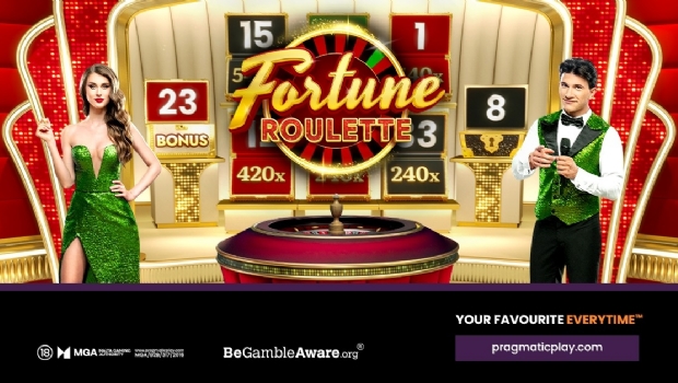 Pragmatic Play introduces glittering wins in live casino game show Fortune Roulette