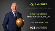 Com a presença estelar de Hristo Stoichkov, Amusnet promete um grande show na ICE Barcelona