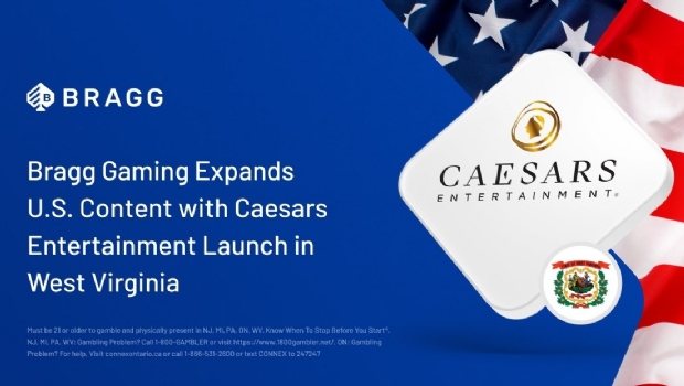 Bragg Gaming amplia presença nos EUA com lançamento em parceria com Caesars Entertainment