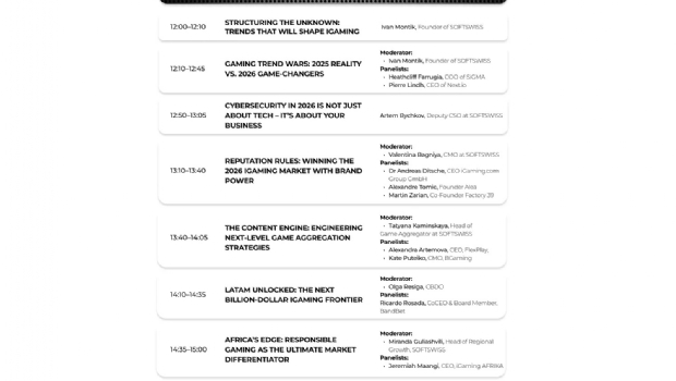 SOFTSWISS sediará a Maratona de Tendências de iGaming de 2026 no SiGMA Central Europe Summit