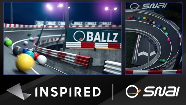 Inspired lança Ballz GP! na Itália em parceria com a principal operadora de apostas e jogos do país