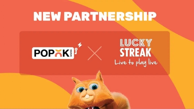 PopOK Gaming firma parceria estratégica com a LuckyStreak