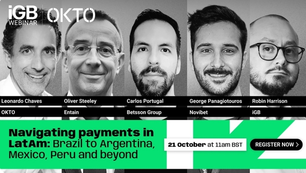 iGB e OKTO apresentam webinar sobre pagamentos na LatAm: Brasil, Argentina, México, Peru e além