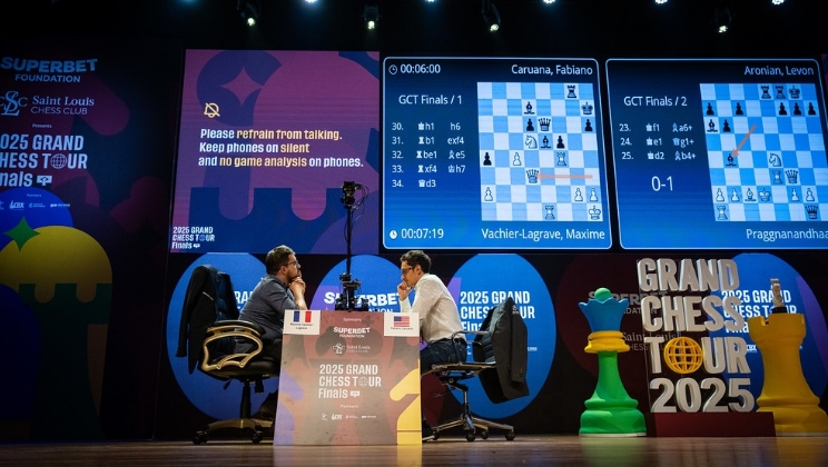 Fabiano Caruana é coroado campeão das Finais do Grand Chess Tour 2025 patrocinado pela Superbet