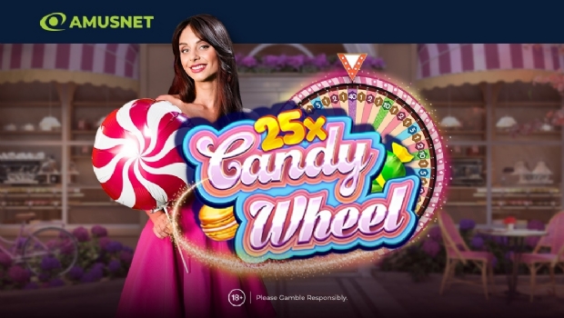 Candy Wheel traz o mundo dos doces para o novo game show da Amusnet