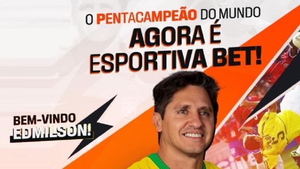 Five-time world champion Edmílson becomes new ambassador for Esportiva Bet