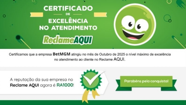 BetMGM Brazil gets RA1000 Seal from ‘Reclame AQUI' in just six months of operation
