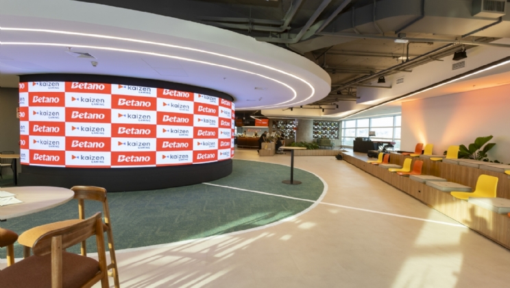 Betano inaugurou um novo andar em seu espetacular escritório de São Paulo