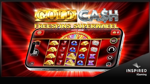 Inspired lança Gold Cash Free Spins Super Wheel™ com o revolucionário recurso Player Link™