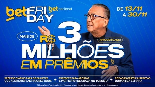 Betnacional kicks off its Bet Friday with more than US$560,000 in prizes