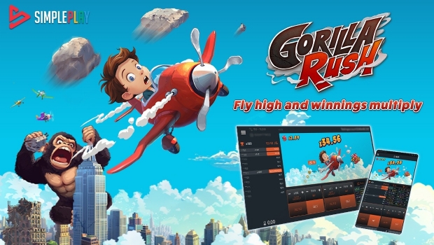SimplePlay lança “Gorilla Rush”, crash game de alta adrenalina