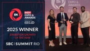 SBC Summit Rio recebe o prêmio “Exhibition Growth of the Year” no EN Indy Awards 2025