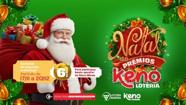 Keno Loteria lança campanha de Natal 2025: Natal de Prêmios Keno Loteria