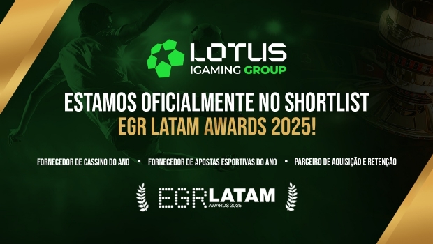 Brasileira Lotus iGaming é finalista do EGR Latam Awards 2025