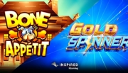 Inspired lança Bone Appétit e Gold Spinner para online e mobile
