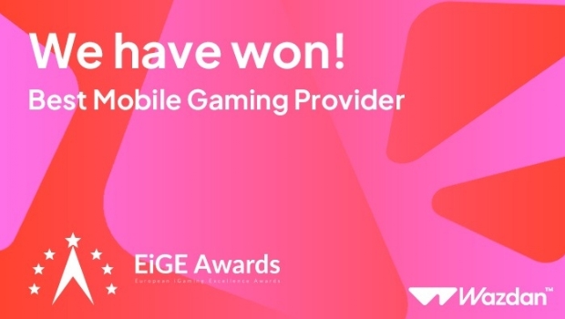 Wazdan brilha no prestigiado prêmio EiGE de Melhor Fornecedora de Jogos para Dispositivos Móveis